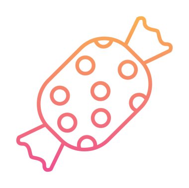 Şeker Web ikonu vektör illüstrasyonu