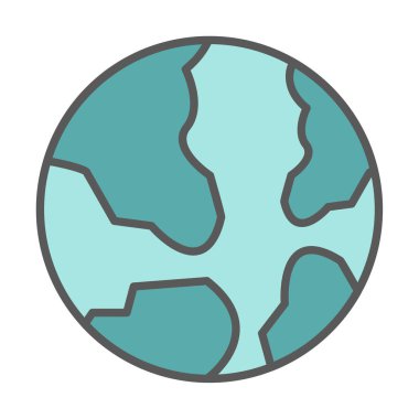 Dünya web simgesi vektör illüstrasyonu