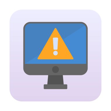 ünlem işareti, uyarı simgesi vektör illüstrasyonu