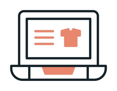 Projeniz için çevrimiçi alışveriş simgesi