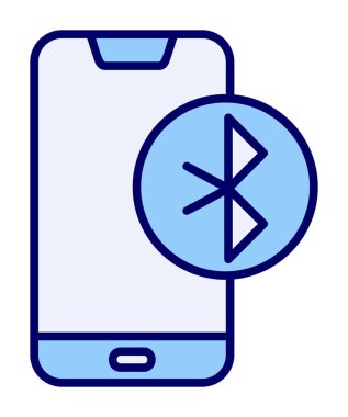 Bluetooth simgesi vektör çizim