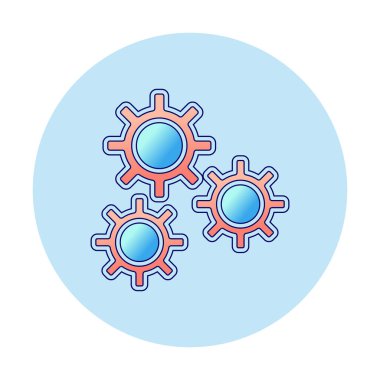 Ayar web simge vektör çizim