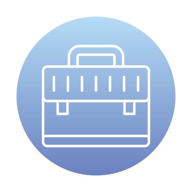 evrak çantası simgesi izole edilmiş web illüstrasyonu