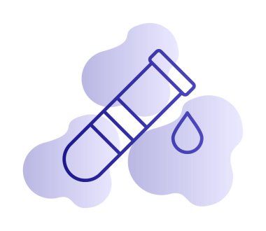 test tübü ikon vektör çizimi