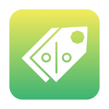 Etiket. Web simgesi basit illüstrasyon                