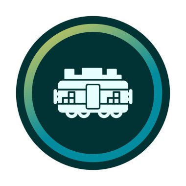 Tren kargosunun vektör çizimi