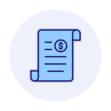 Bill simgesi, vektör çizimi 