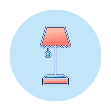 tablo lambası vektör illüstrasyonu