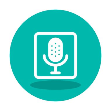 ses kaydı vektör simgesi