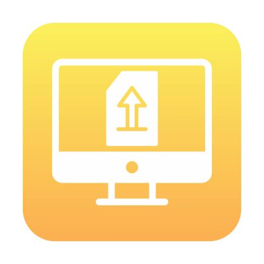 Simgeyi trendy düz tarzda yükle