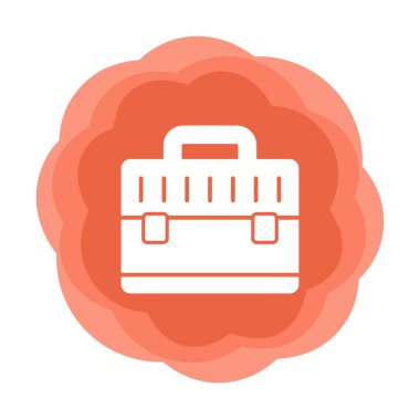 evrak çantası simgesi izole edilmiş web illüstrasyonu