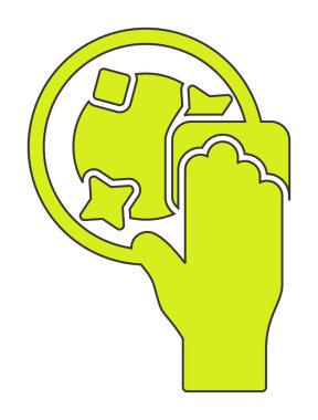 Tabak Yıkama konsept vektör çizimi