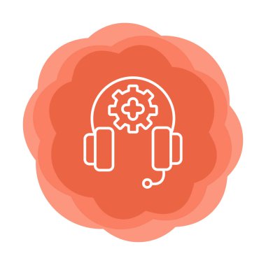 ikon vektör illüstrasyonunu destekle