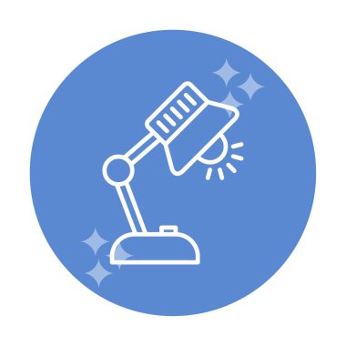 tablo lambası vektör illüstrasyonu