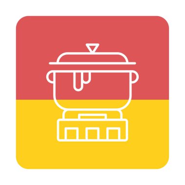 pişirme tencere vektör çizim