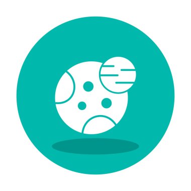 Gezegenler simgesi, vektör illüstrasyonu