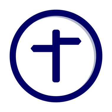 iki yönlü ikon. Vektör illüstrasyonu, düz tasarım