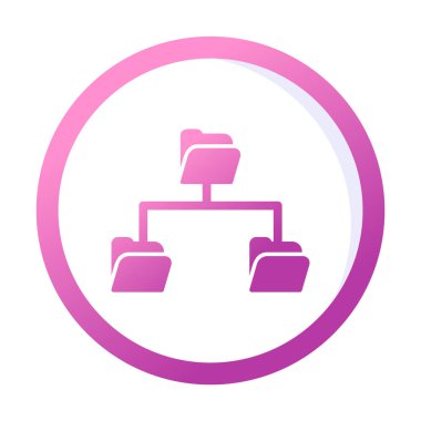 Basit Dizin Paylaşımı, vektör illüstrasyonu