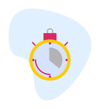 vektör kronometre simgesi illüstrasyonu 