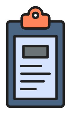 Pano simgesi, vektör illüstrasyonu basit tasarım