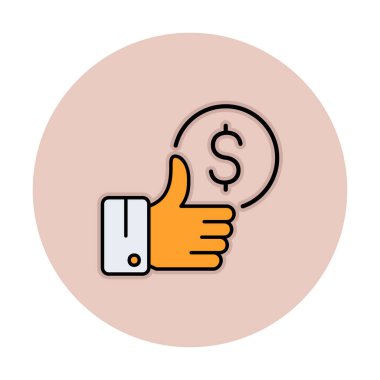 Basit En İyi Fiyat simgesi, vektör illüstrasyonu