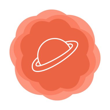 Gezegenler simgesi, vektör illüstrasyonu