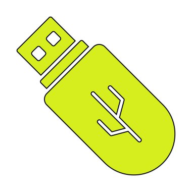 Web için usb flash simgesi.