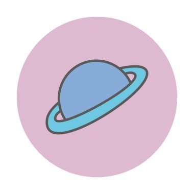 Gezegenler simgesi, vektör illüstrasyonu