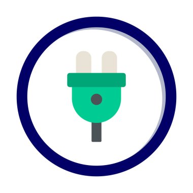 güç dolgusu, web simgesi basit tasarım 