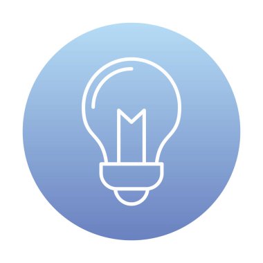 Ampul Ağı simgesi basit bir illüstrasyon