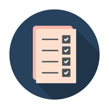 Kontrol listesi vektör illüstrasyonu