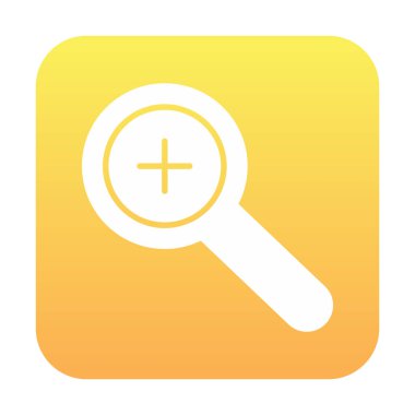 yakınlaştırma simgesi, vektör illüstrasyonu basit tasarım