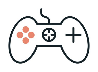 joystick modern simge vektör çizimi