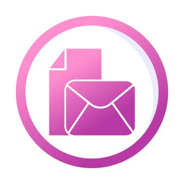 posta simgesi, vektör illüstrasyonu   