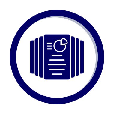 Görev Listesi web simgesi, vektör illüstrasyonu