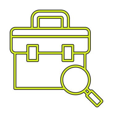 Görev simgesi vektör illüstrasyonu