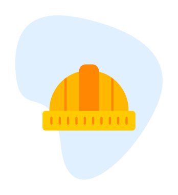 Sabit şapka simge vektör çizim