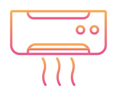 Klima ağı basit simgesi.