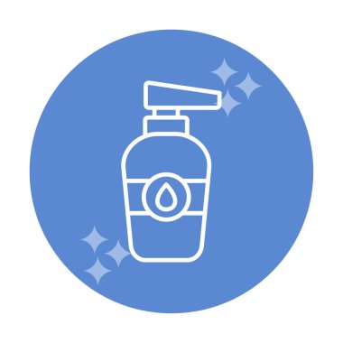 Beyaz arkaplanda bebek yağı vektör illüstrasyonu