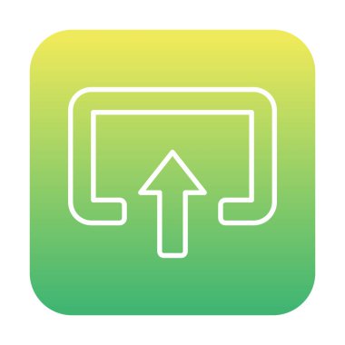 Girdi düz vektör simgesi