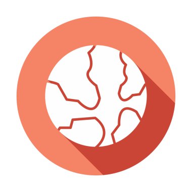 Dünya web simgesi vektör illüstrasyonu