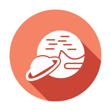 UFO simgesi vektör illüstrasyonu