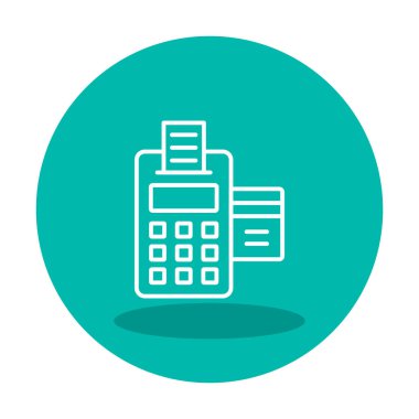 Vektör olarak EDC simgesi. logotype