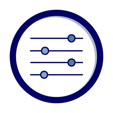 Ayar web simge vektör çizim