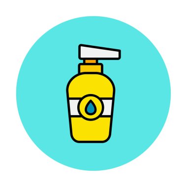 Beyaz arkaplanda bebek yağı vektör illüstrasyonu