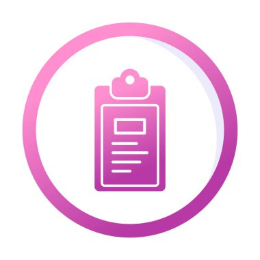 Pano simgesi, vektör illüstrasyonu basit tasarım