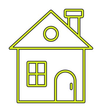 ev web simge vektör çizim