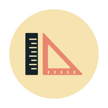 ölçekli düz simge, vektör illüstrasyonu 