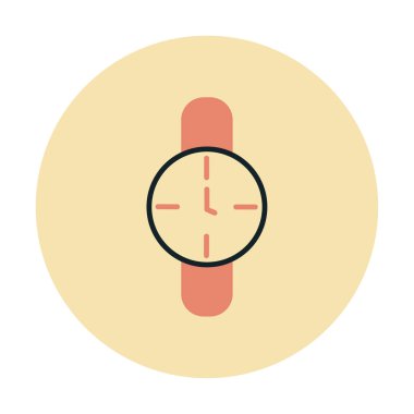 Saat, zamanlayıcı simgesi vektör çizimi 