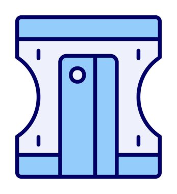 Kalem kalemtıraş simge vektör çizim